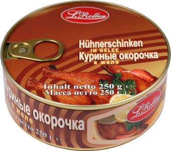 Eingelegtes "Hähnchenschinkel in Gelee"250g *24